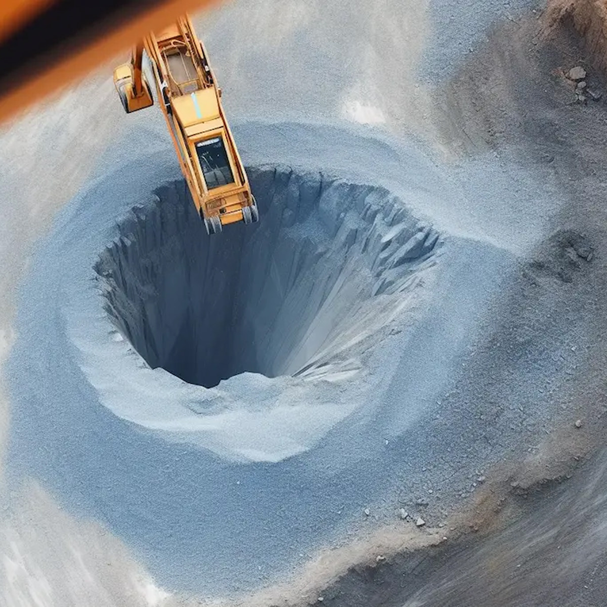 excavated-hole