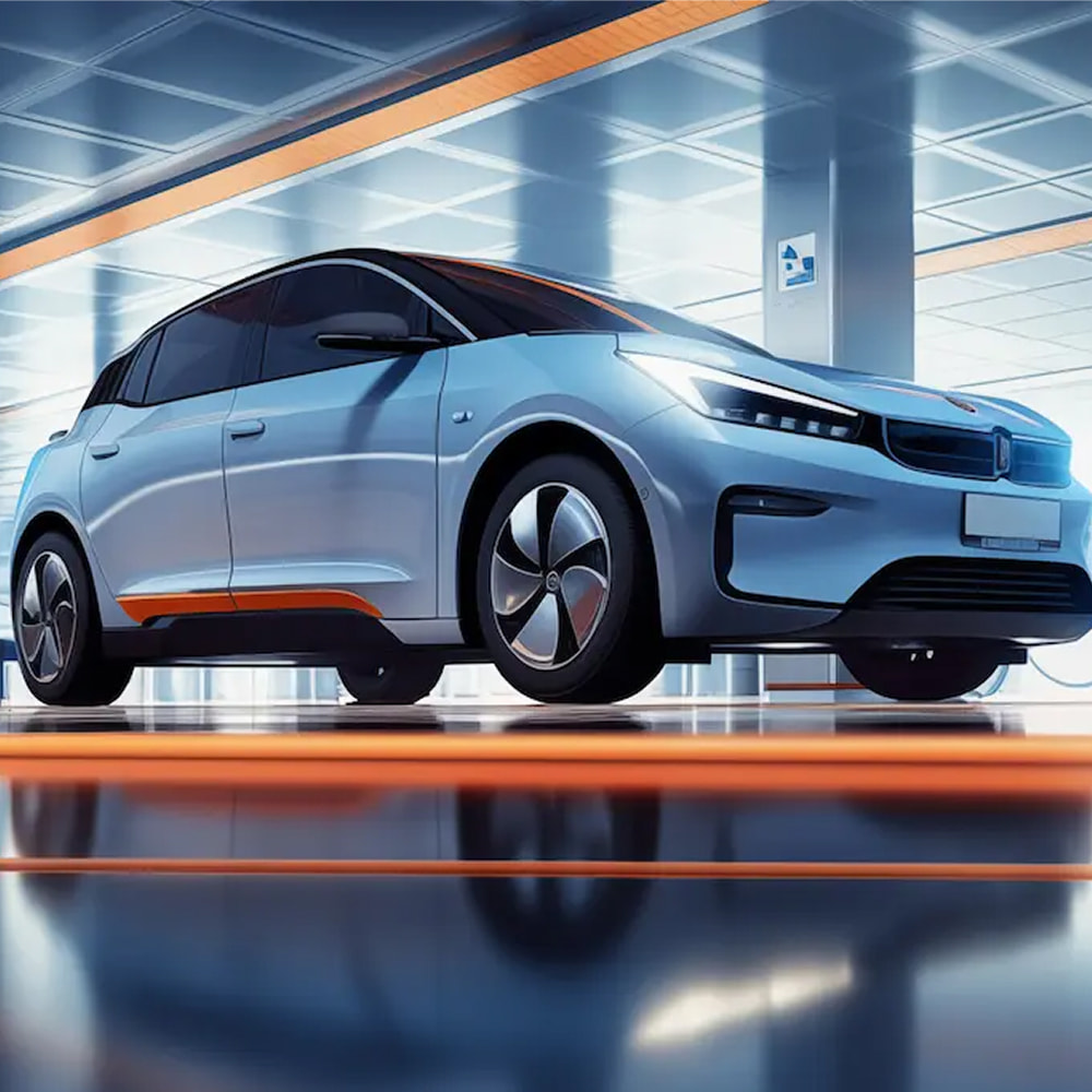 Aufnahme eines modernen Autos