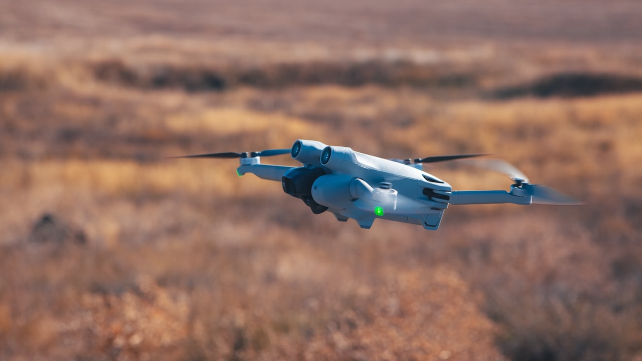 Fliegende Drohne