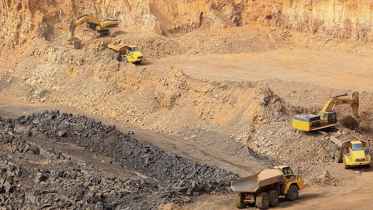 Mangan-Mine in Südafrika