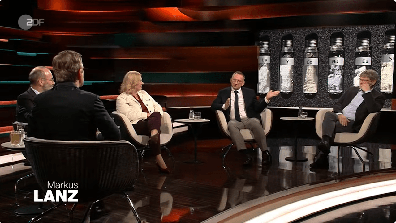 Rohstoffexperte Andreas Kroll mit Gästen bei der Sendung von Markus Lanz am 19.11.2025