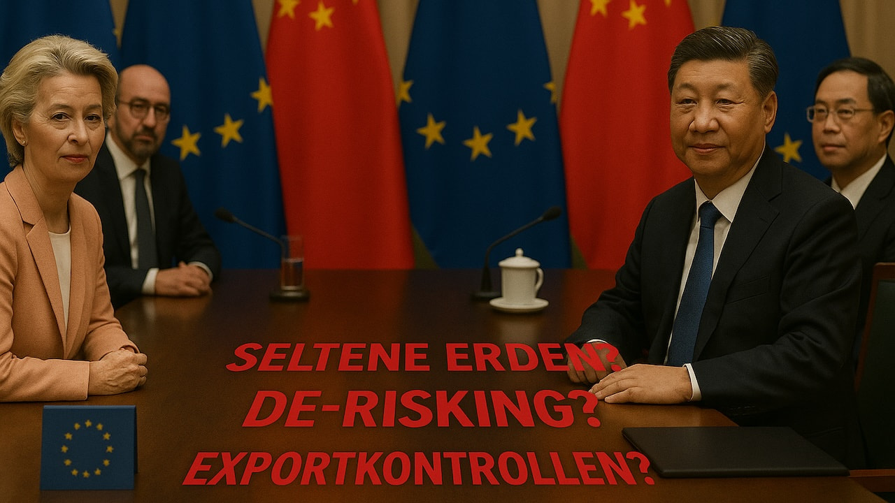 EU-China-Gipfel Fotomontage