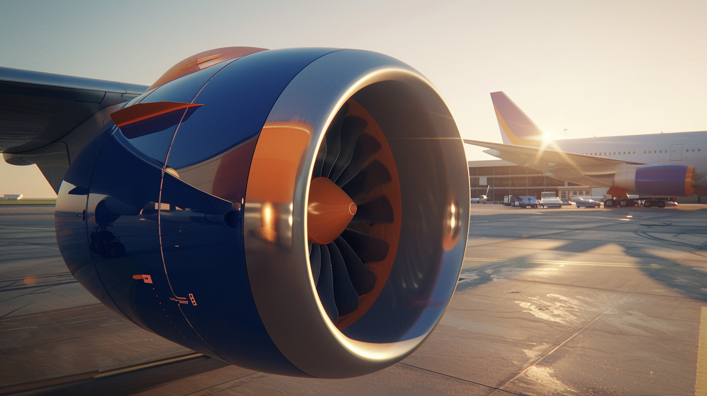 Flugzeugturbine in der Luftfahrt