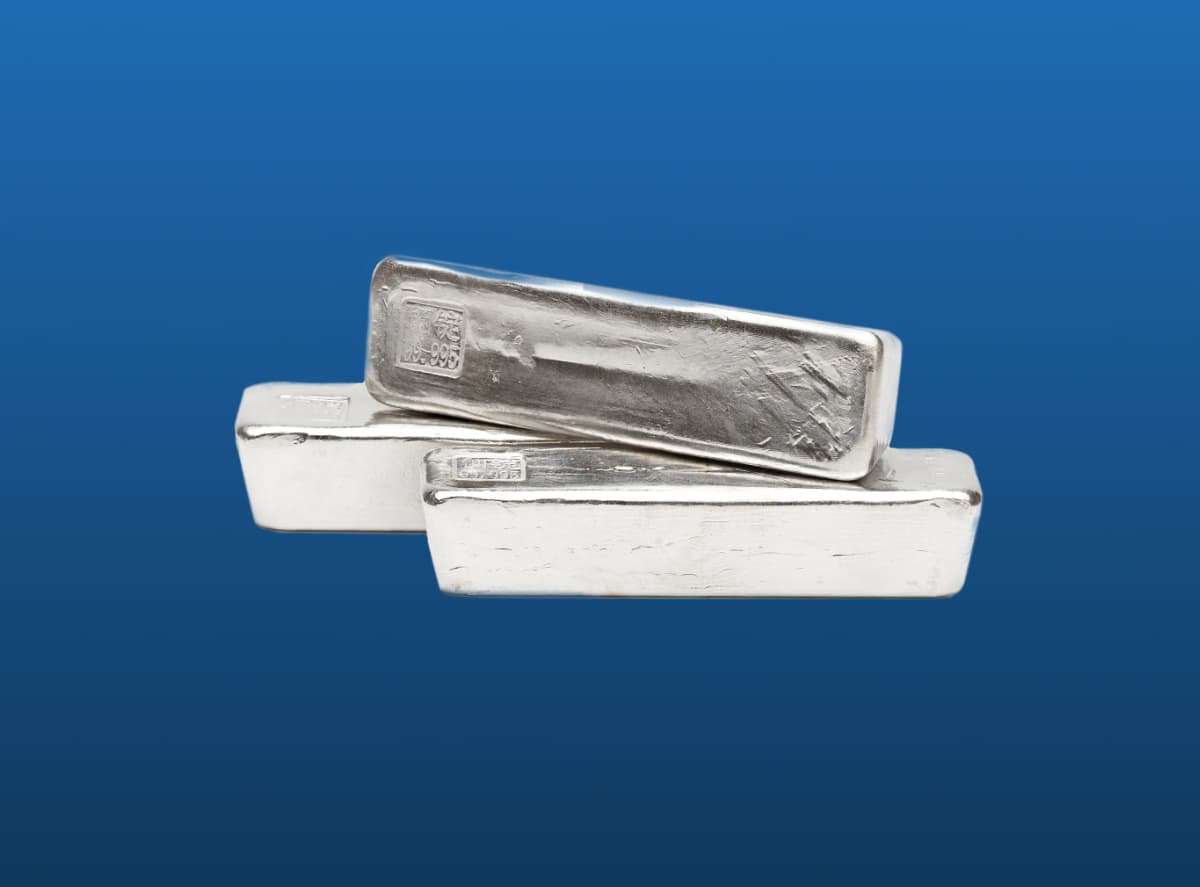Indium, blue background, 1200x887px
