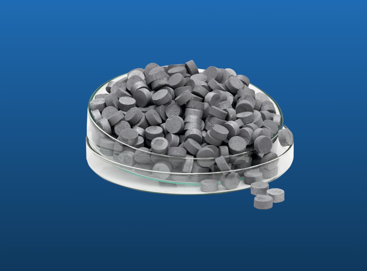 Rhenium, blue background, 1200x887px