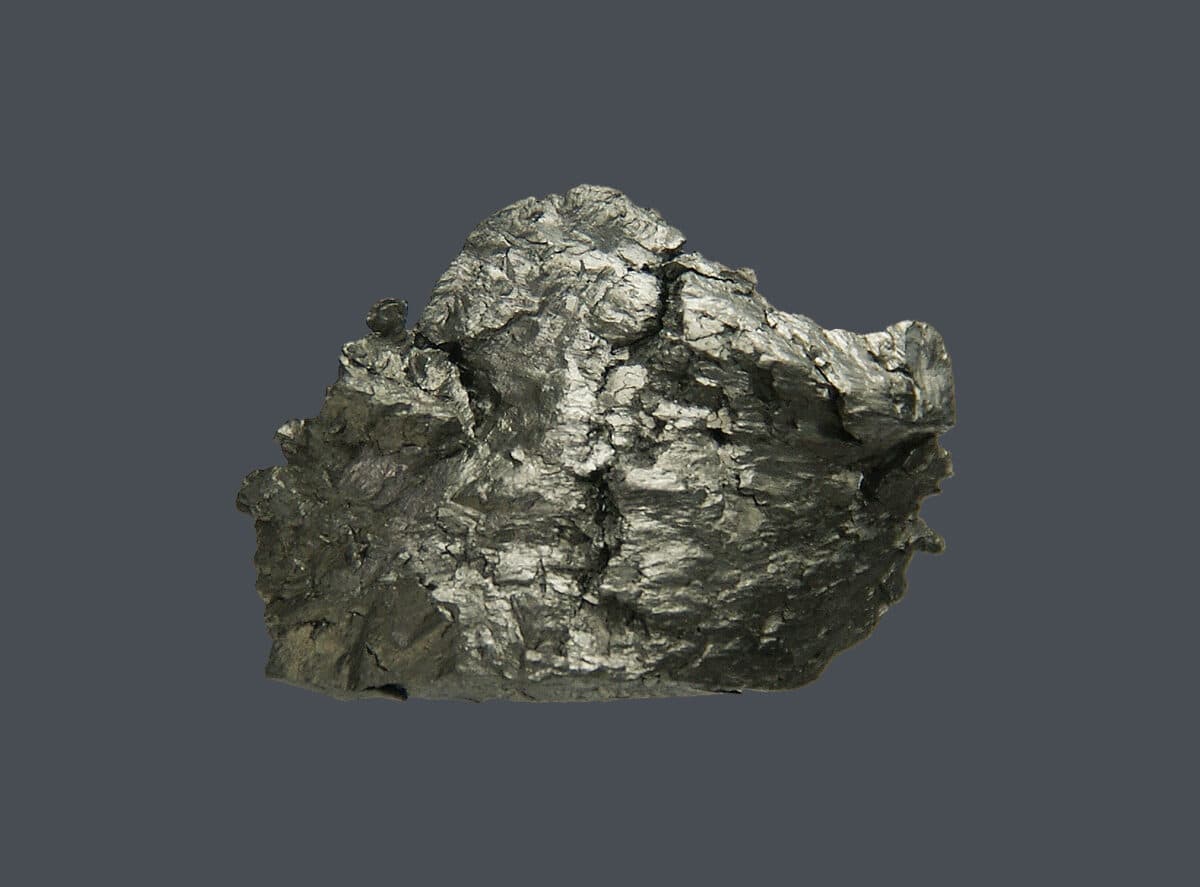 Gadoliniumoxid auf dunklem Hintergrund