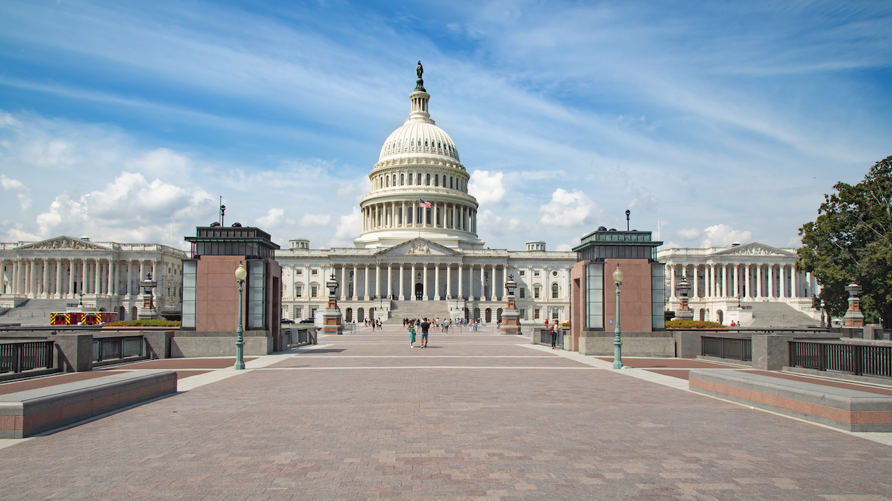 US Capitol in Washington DC (District of Columbia), Vereinigte Staaten von Amerika